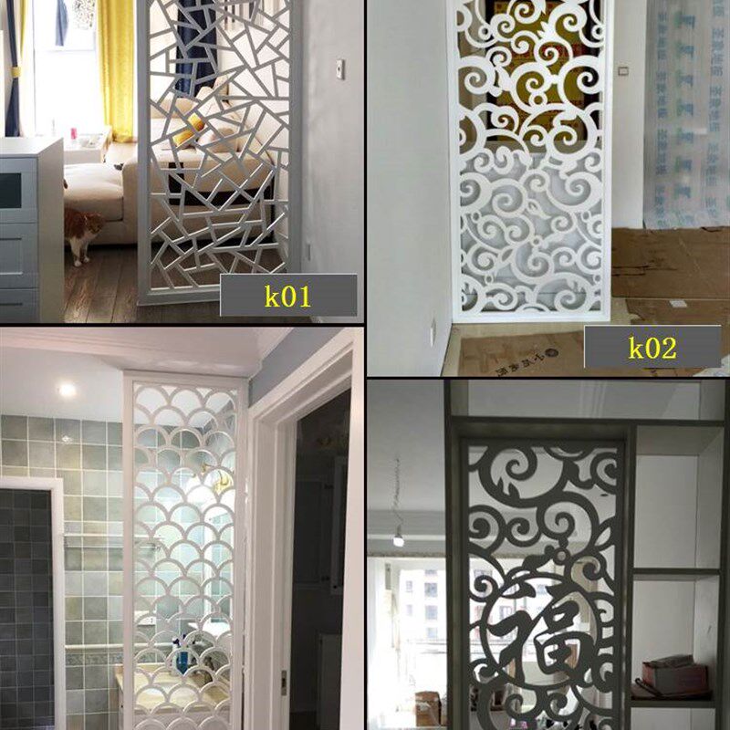 极速密度板镂空雕花装饰现代隔断屏风花格客厅玄关中欧式实木定制