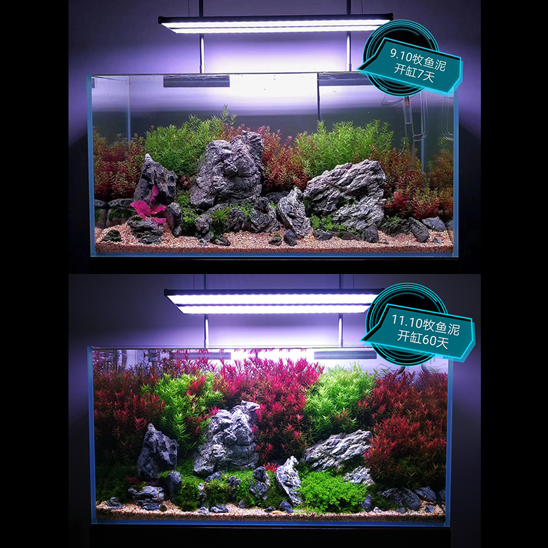 牧鱼2代水草泥9L造景套餐ADA水草鱼缸不粉化底砂散装兰保亚马逊肥