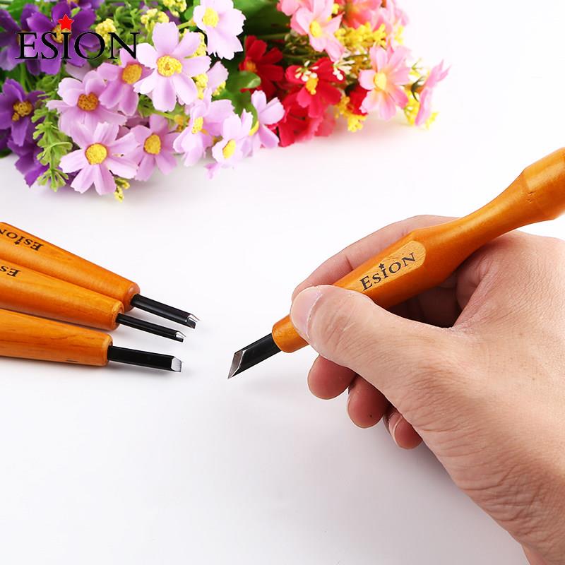 雕刻刀 手工刻刀木工木刻刀版画橡皮砖学生用版画美术篆刻刀