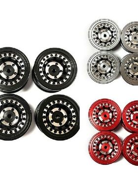 Metal Beadlock Wheel Rim Wheel Hub For FMS 1/24 FCX24 1/18 M