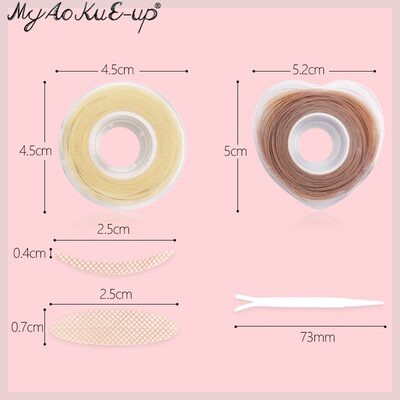 600Pcs/Box Big Eyelid Tape Sticker Double Fold Self Adhesiv