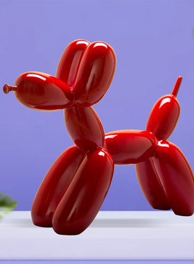 气球狗大号雕塑儿童摄影道具商场摆件北欧简约家居装饰品客厅动物