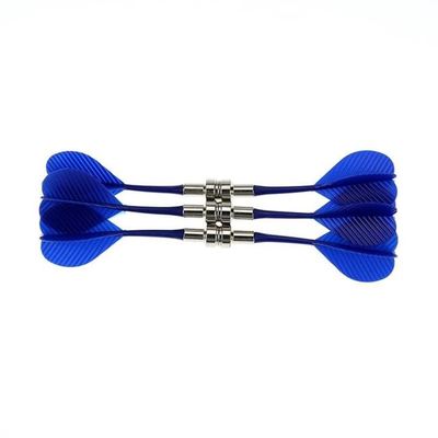 6Pcs Bullseye Target Game Plastic Dart Wing Magnetic Darts f