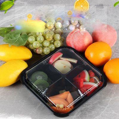 5 Pcs Clear Container Catering Trays Dessert Trays Dessert