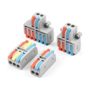 电线快速接头220v一进二出380v接线器端子4平方大功率接电线神器