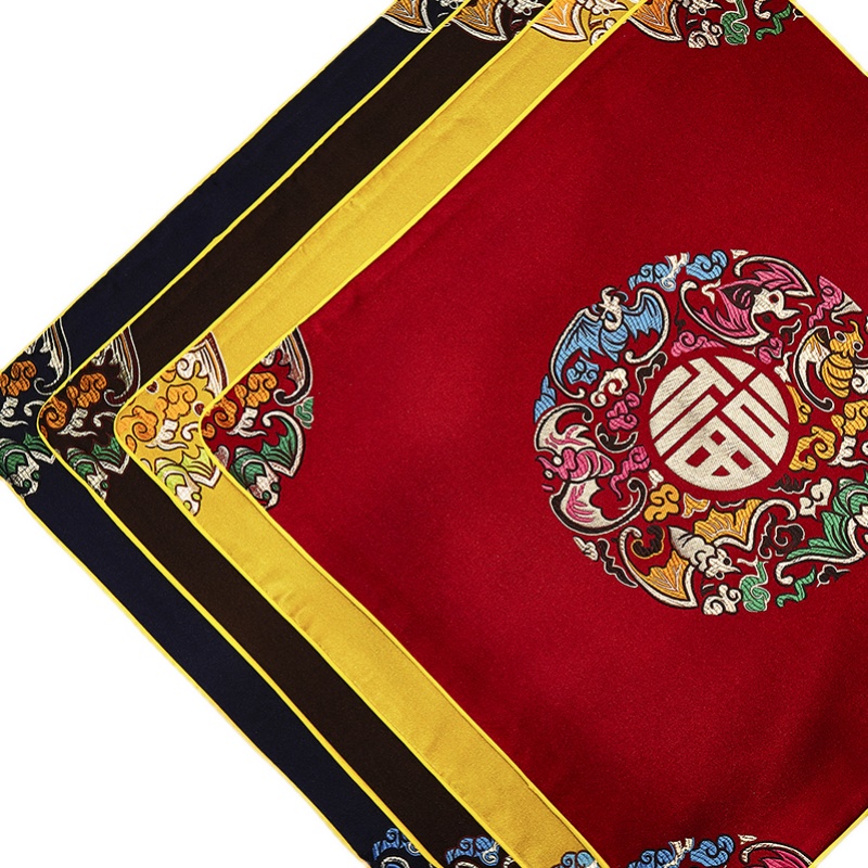 高精密织锦缎绣花加厚布中式沙发坐垫抱枕中国风旗袍唐装汉服面料