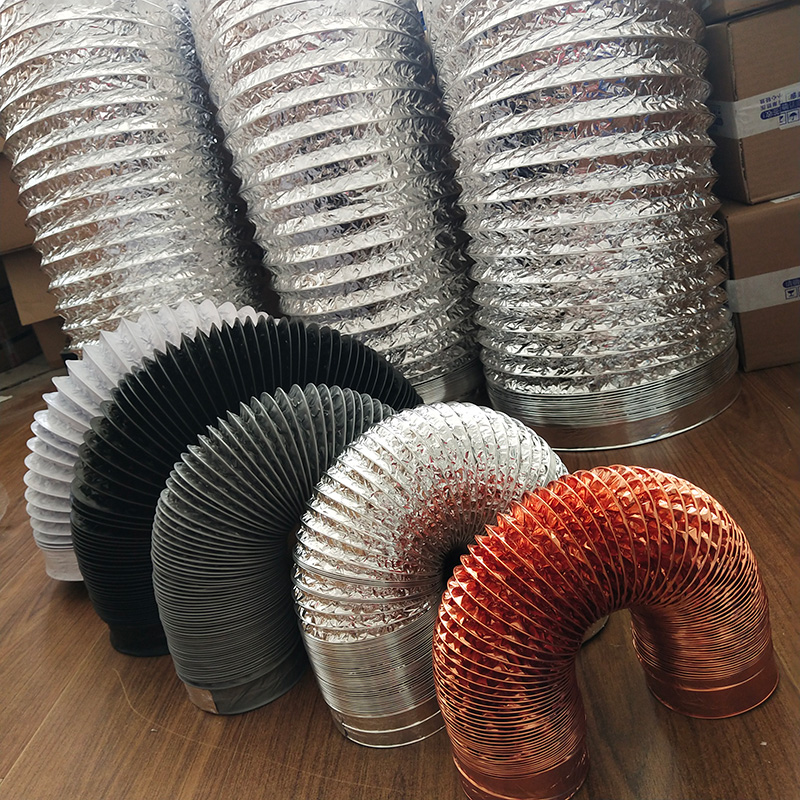 6寸PVC铝箔双层复合软管换气扇排风出气管油烟机抽油烟风管150mm