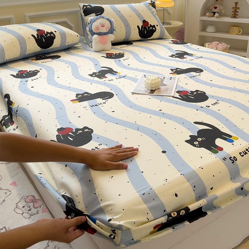 床笠单件2024新款全棉床罩全包床垫套保护罩儿童防滑床单套罩