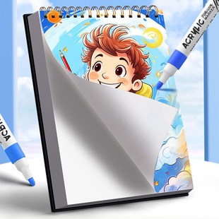 快速发货儿童丙烯马克笔可u水洗不透色可叠色48色小学生美术专用