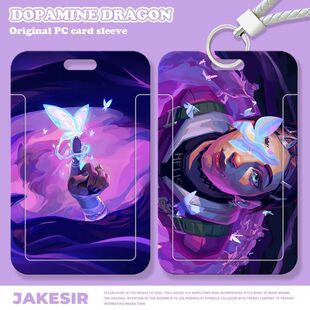 无畏契约瓦罗兰特学生滑盖卡套饭卡公交卡身份证保护套门禁校定制