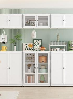 钢制书柜17701玻家璃门用儿童落地卧书室书小房客厅组合铁艺带架