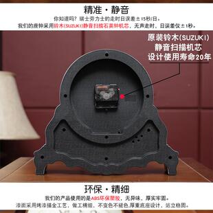 19K大气客厅座26902钟表经典式复家古静音用E非实木坐台电视柜餐