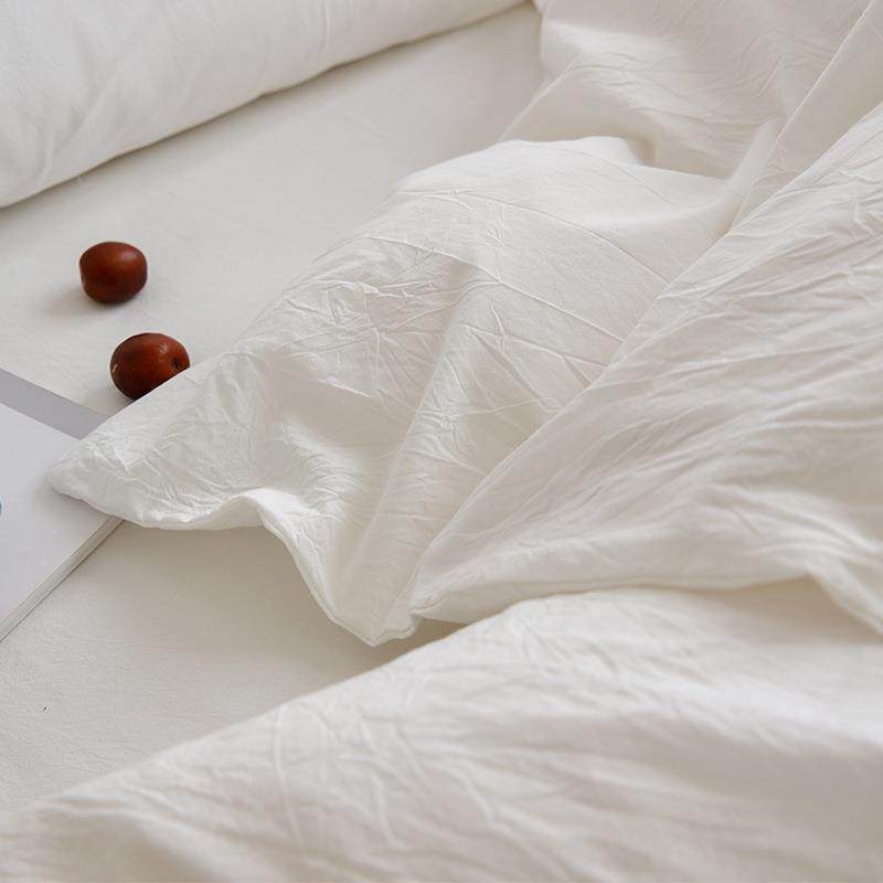 酒民宿件套6店0支全UFT棉贡品缎宾馆床上用纯白色酒店布草床单四