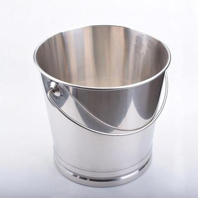 不锈钢桶用幼儿园带家盖JUQ手提式水圆水桶厨房餐厅大容量厚特提