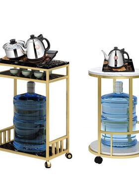 边几茶水柜大桶理石移动饮水机装水纳61840架烧水壶置物架移动小