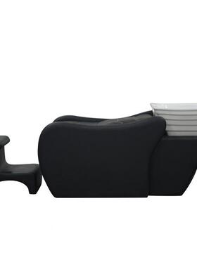 理发店洗头床发廊专款A262用冲水陶瓷盆半躺式洗床洗头床网红高档