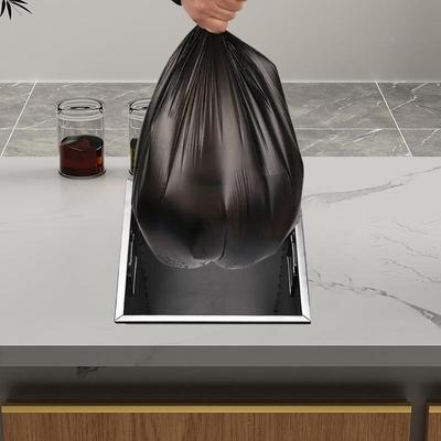 商台用卫生间台面入式垃圾桶盖子形不锈ltao7865钢嵌摇盖翻盖洗手