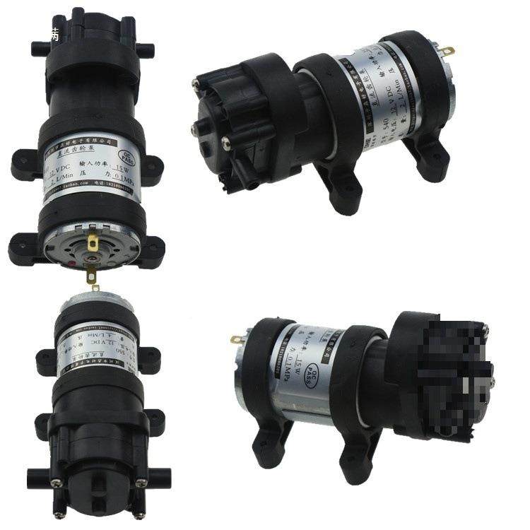 550齿轮泵自耐高2温化工泵循环抽油水泵12VV4微型高压高粘1000468