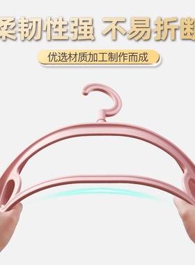 架家用包挂衣防肩角滑不起痕衣架衣加粗加大衣75814无挂衣服挂架