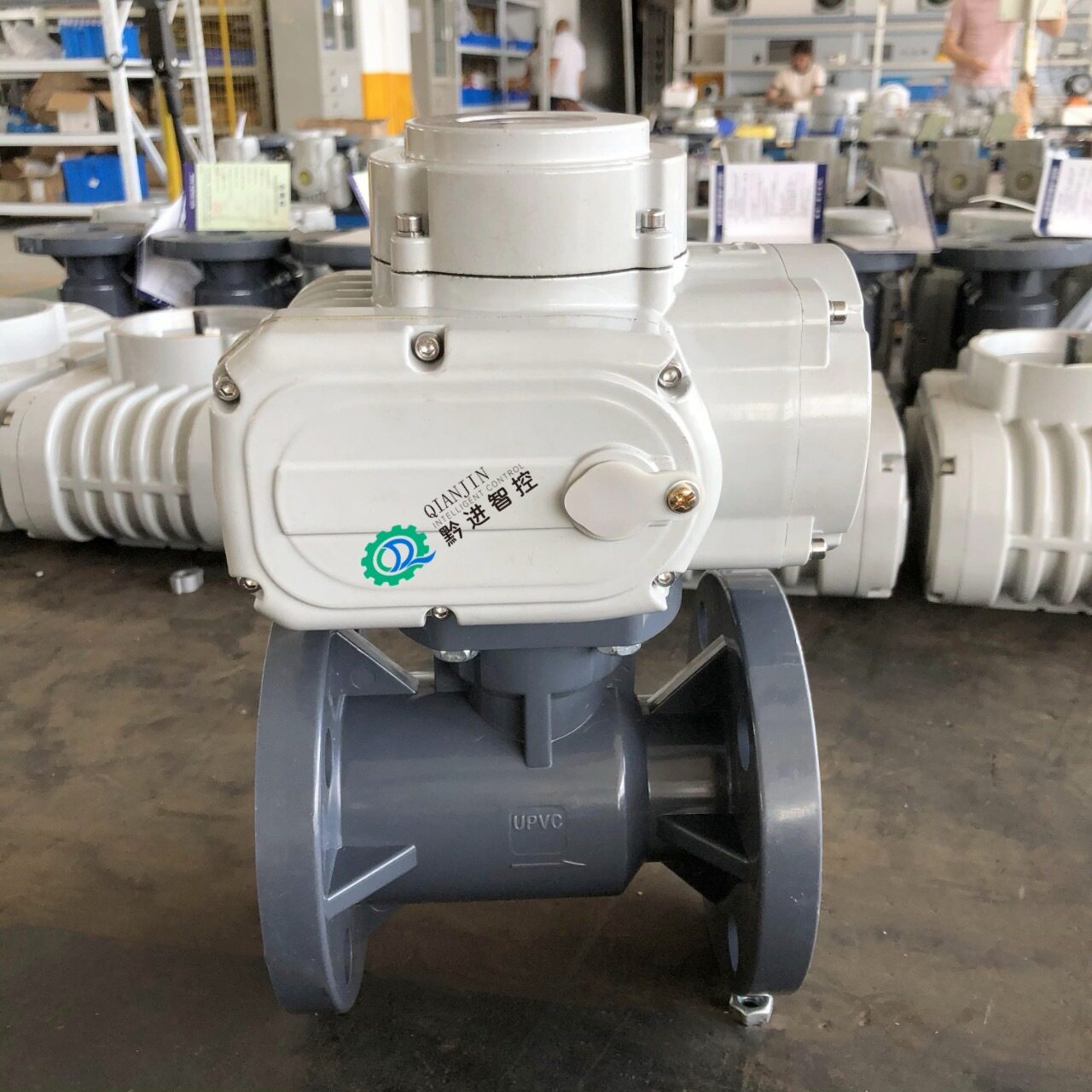 UPVC球阀4G电动球阀力矩保护