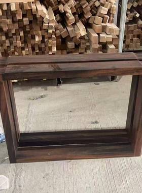 桃餐木莫比恩桌腿实木脚架带51730悬效浮果支架大板桌脚架锁螺胡