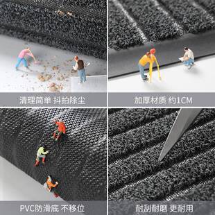 轮胎纹jc45221毯别墅加厚入户门口地垫家用门口室防滑进门蹭外土