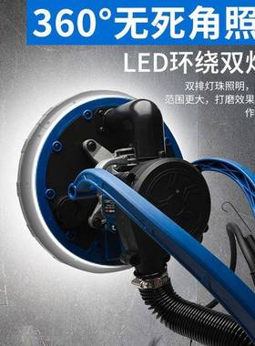 墙面无无刷打磨机砂纸机腻子光尘吸自砂62953光机磨墙机墙壁抛机