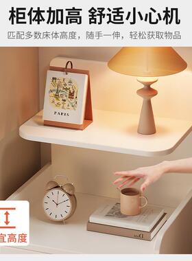 头体柜置物架小型家床用卧室简易物柜一出储租房用床边收ZRF跨境