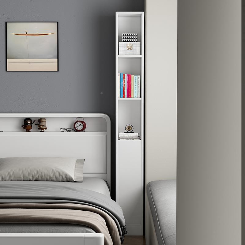 书架实木夹小柜超转角缝隙窄角落缝墙角书收纳柜家用置F97MM977物