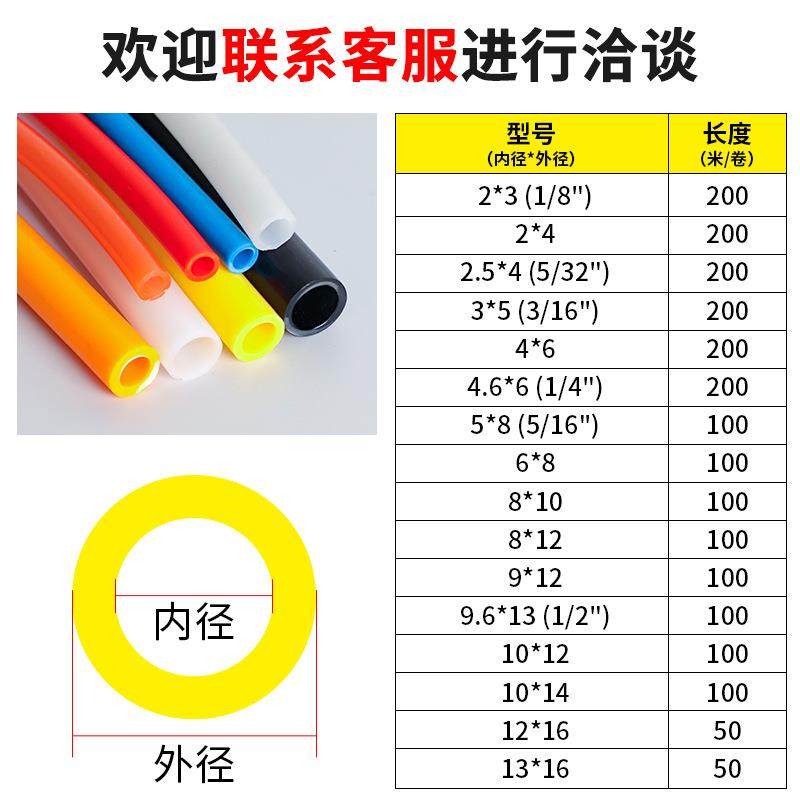 尼龙压气软管pa610mm高尼尼龙管黑色抗冻104油管8mm透明龙管,标准件/零部件/工业耗材,气动软管,淘宝优惠券,粉丝福利购,淘宝优惠卷