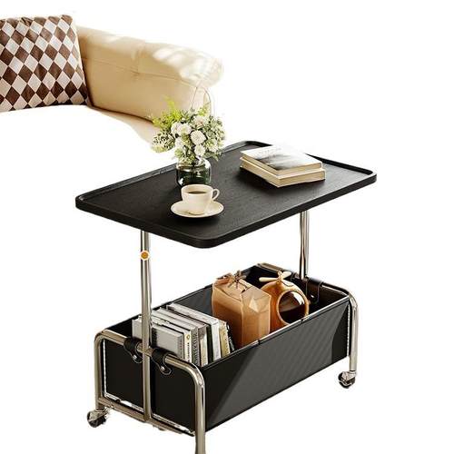 可移动发边几现简约小沙推茶几轻奢F98M66TJ感中古床代头边柜置物