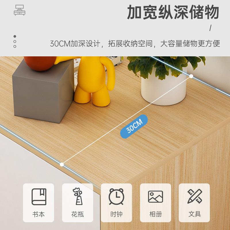?亿达电视茶几组家合现*655569代简小户型家用客厅卧室仿约柜实木