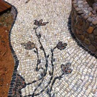 天然鹅卵铺石路小石子雨花石水处25070502鹅石庭理卵院鱼池园林