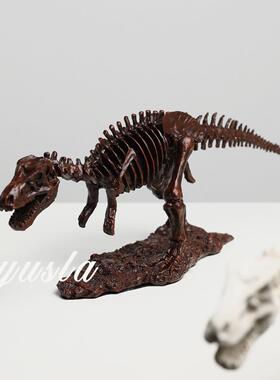 办UIU极简复古摆电恐龙防古件客厅视柜酒柜样板房间民宿公室软装