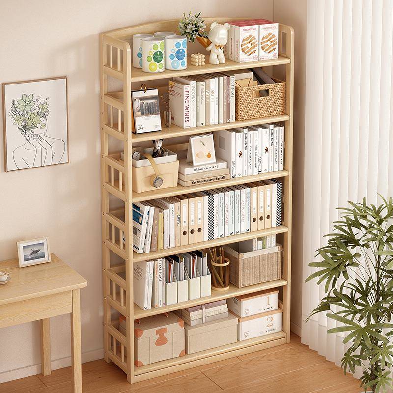 儿童实收木书架小GFK型落置物地易架一体靠墙储物柜简多层书本纳