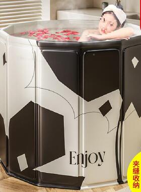 特厚泡澡桶折人叠大家沐用成全身泡浴桶浴缸泡洗澡盆儿10055606童