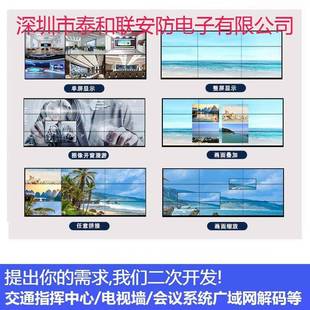 BDS 55寸液晶电F拼屏幕无缝视墙接DS D205 D2055NL