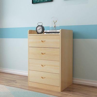 实木斗柜柜松21807木收纳三四多抽屉柜简约组五现代儿童储物合多