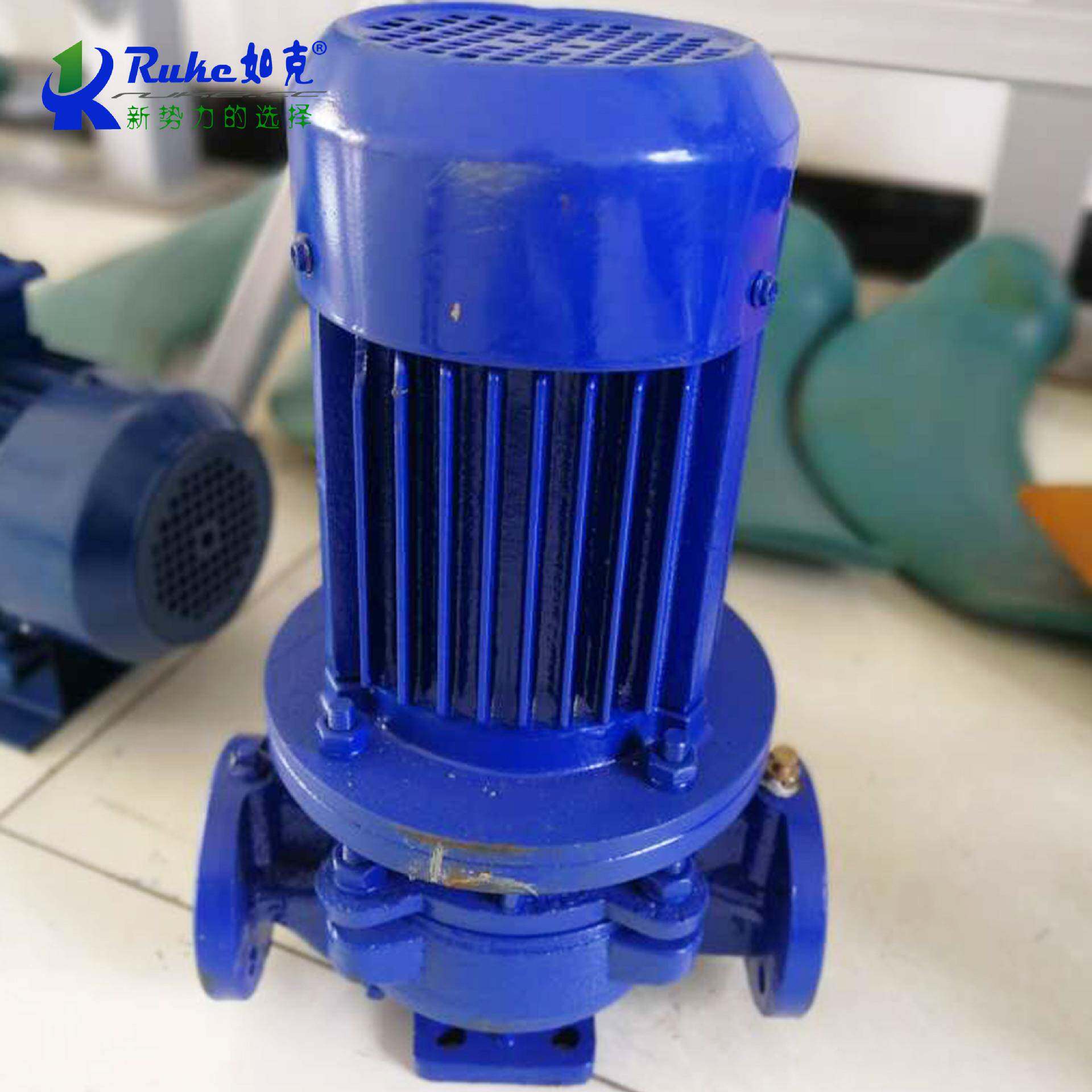 PHJ管道离心泵铁化工国标立卧铸式电动冷热水循环式泵克如生产厂