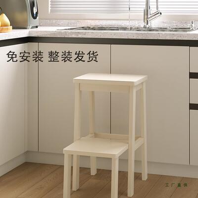 家椅用木梯凳客厅卧室折叠脚踏凳HDQ登高阶梯凳实抽加拉多功能厚