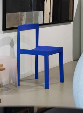 休闲莫比乌斯椅网餐多巴椅胺设计师款61106单椅人可叠放靠背椅塑