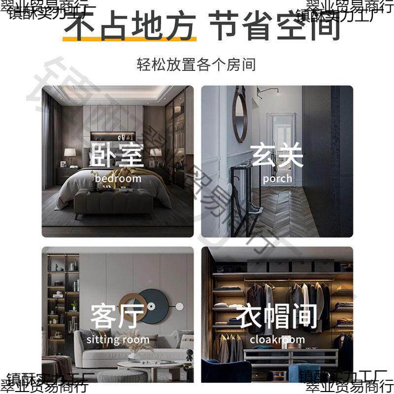 板镜洞洞板收纳墙玄关展衣镜QOG隐藏式隐形玄穿关欧式暗藏洞洞挂