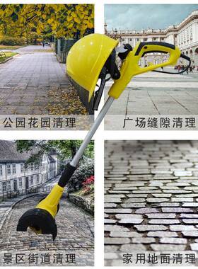 跨境亚式马小型便携除清缝机插电逊PVJ手草持环保电动割草机