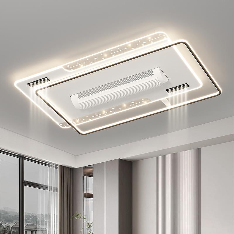 风扇灯现代简约LED吸顶灯2025新款大风力静音客厅卧室灯中山灯具