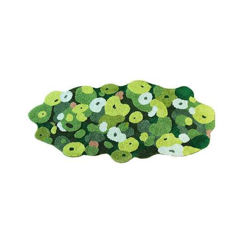 植绒YM88888-室吸水脚垫浴家用田园风耐脏花小毯垫卧室地毯客地厅