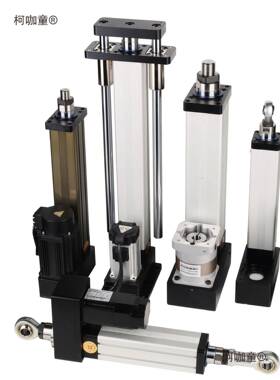 伺服电动大19184推力电缸直连折叠电缸动推高速工业电杆缸工厂麦