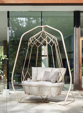 户外吊鸟巢吊椅景观吊篮阳台网红家用59336床室摇篮内椅设计师创意秋千