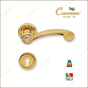 迦南Canaan原28798装进口晶铜门锁欧水房门式皇锁金色金系列9373P
