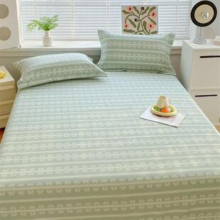 家纺家饰单家加厚床纯AS654651棉老粗布单棉麻被单大炕单双床件单