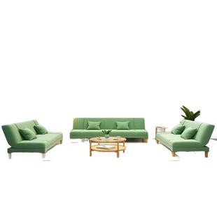 易发63小户型客厅简约现代奶油风023新沙款出2租房简沙发床折叠两